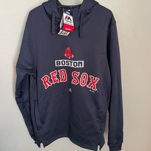 Majestic BOSTON RED SOX Therma Base Jacket SZ Medium MLB Baseball Authentic EUC
